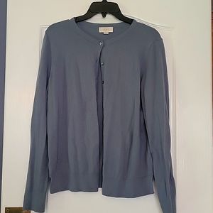 Bluish grey cardigan